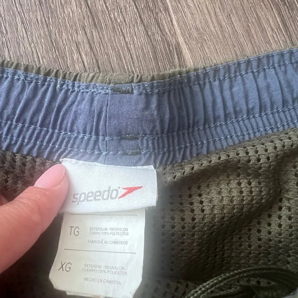 SPEEDO Men's Nylon Swim Trunks Shorts Mesh Lined XL